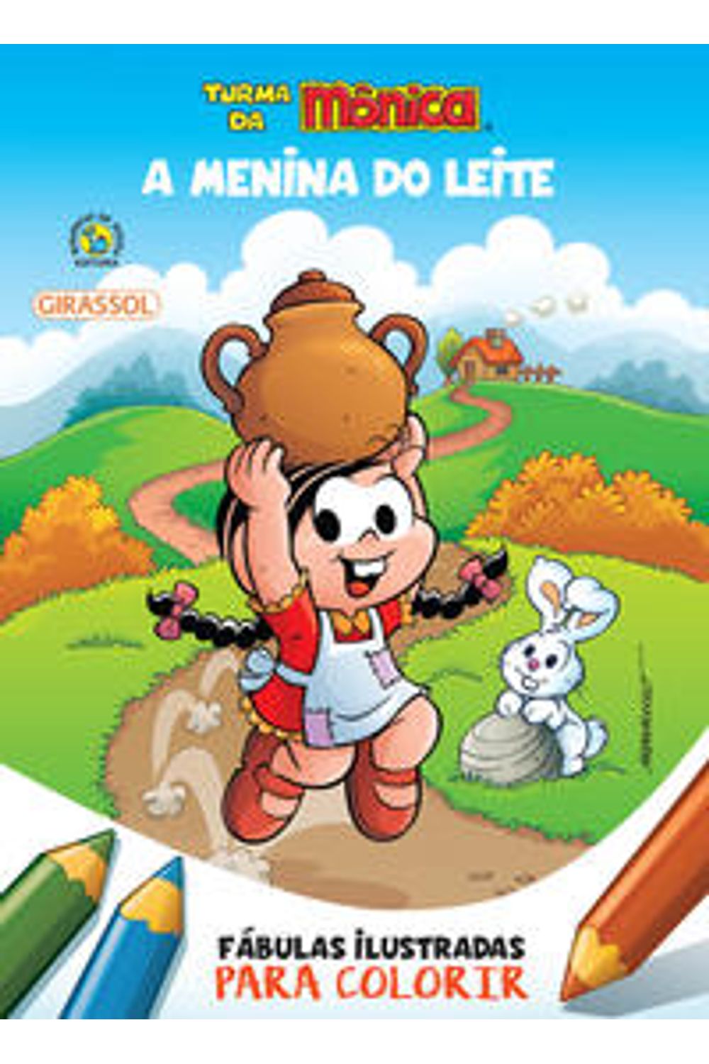 TURMA DA MÔNICA - FÁBULAS ILUSTRADAS PARA COLORIR - A MENINA DO LEITE -  Dois Pontos