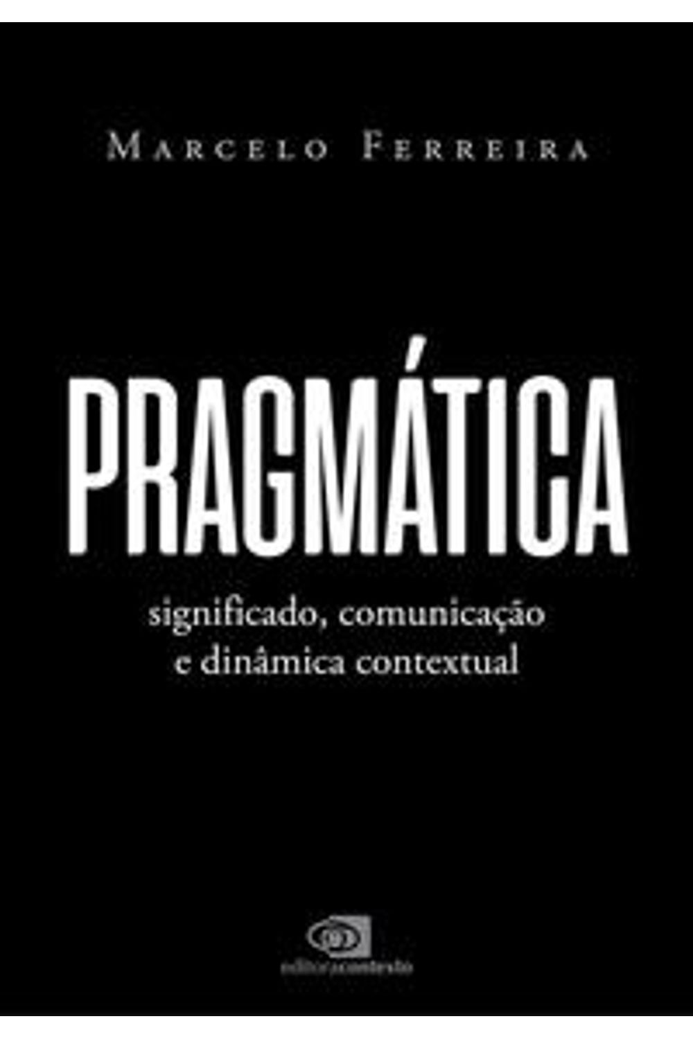 Pragmática  Lançamento - Blog da Editora Contexto